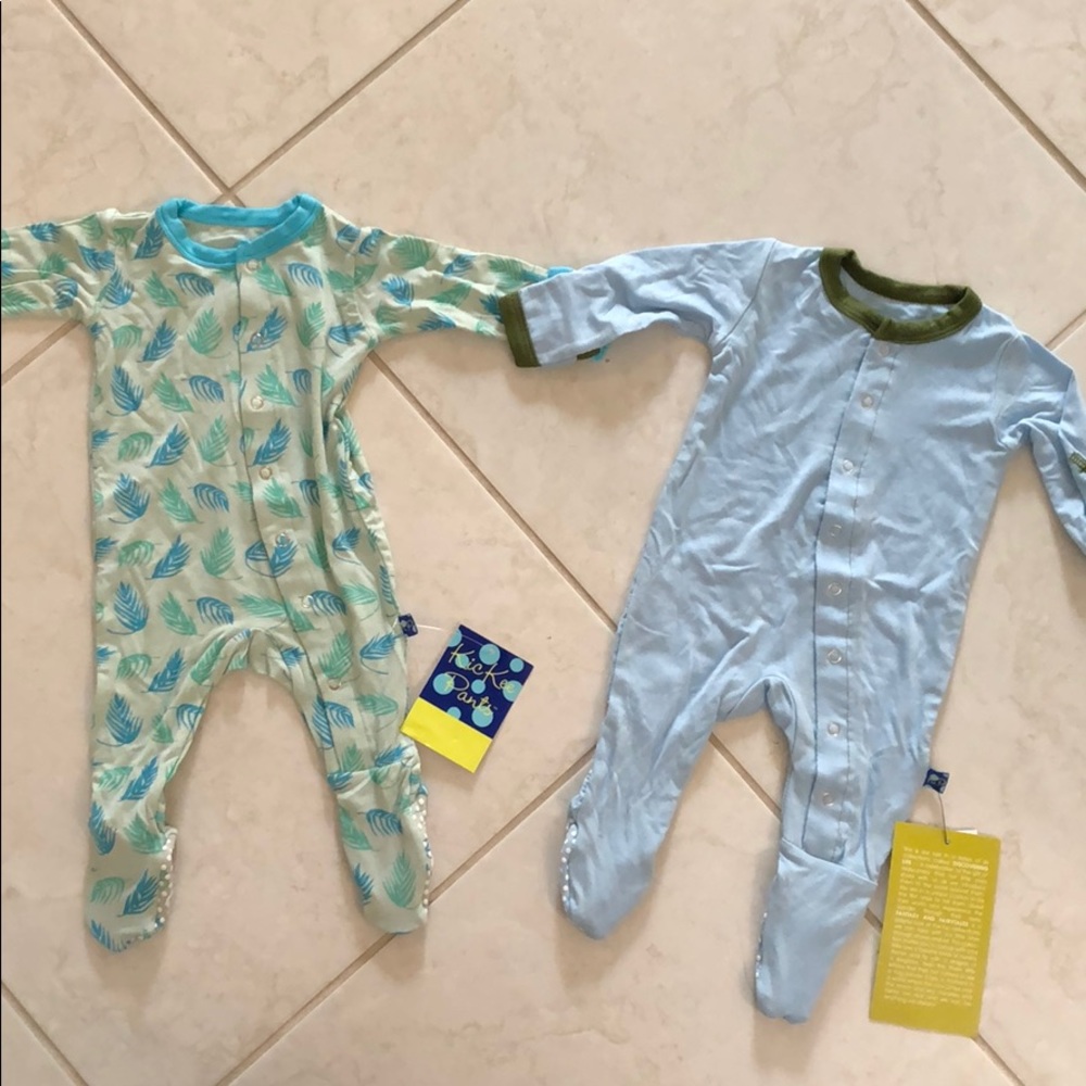 Kickee pants footed sleepers